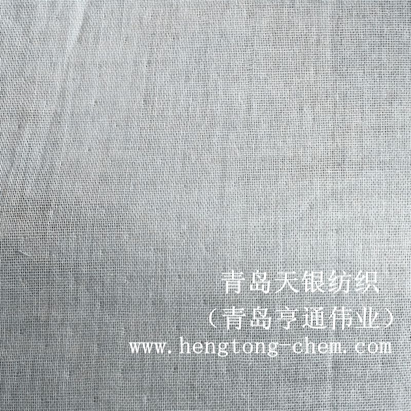 銀短繊維と綿混紡織織布抗菌綿
